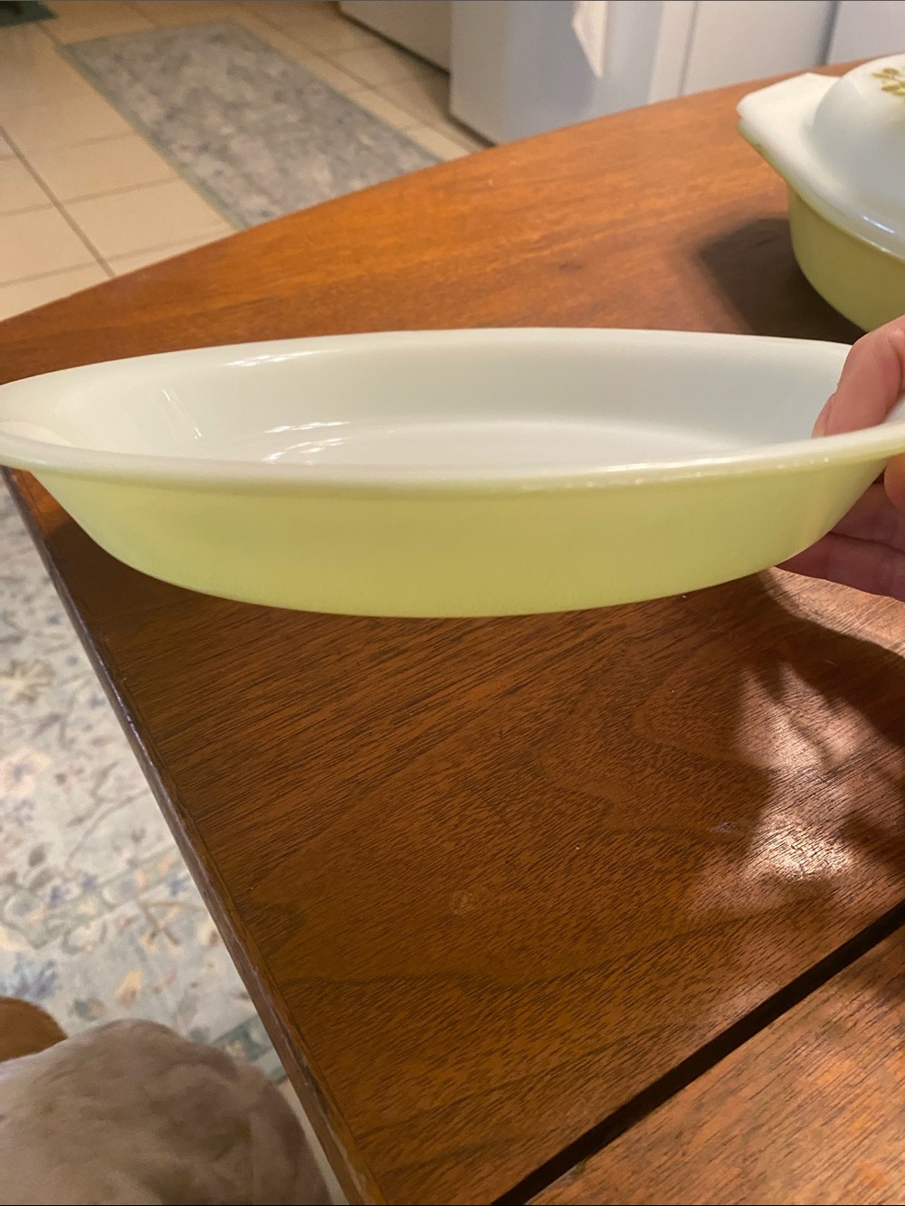 Vintage Pyrex Lime Green 1970 9”Pie Plate Bakeware #909